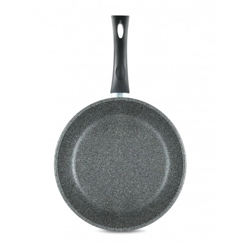 Сковородка Нева Металл Каменная Серый Гранит 19128, 28 см, алюминий, серый