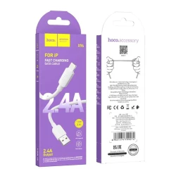 Кабель USB to Lightning Hoco X96 White