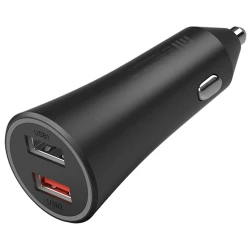 Автомобильное зарядное устройство USB Xiaomi Mi 37W Dual Port Car Charger CC06ZM Black Автомобильное зарядное устройство USB Xiaomi Mi 37W Dual Port Car Charger CC06ZM Black