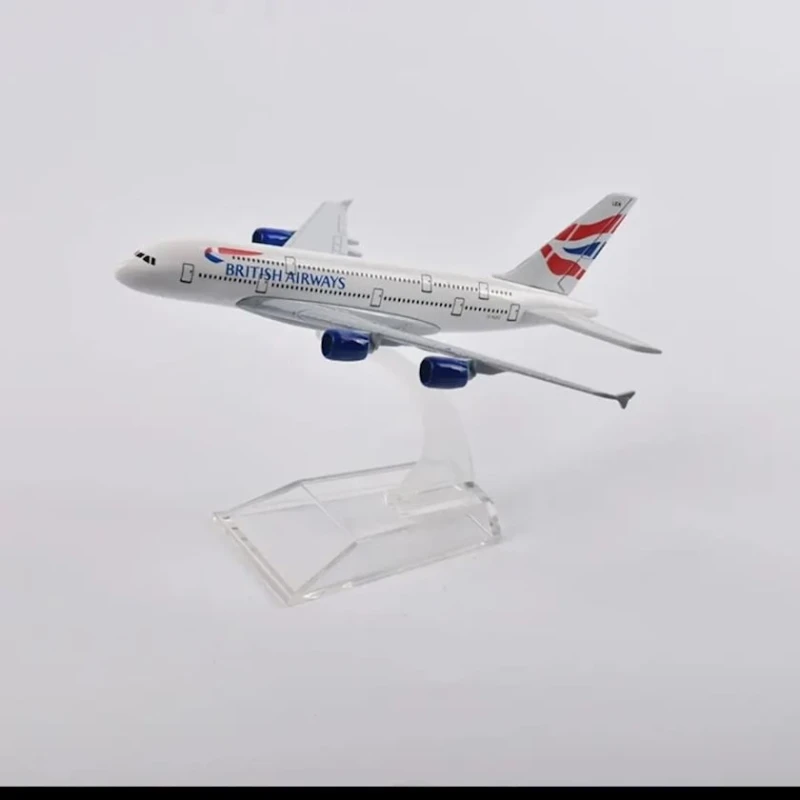 Коллекционная фигурка British AirWays Airbus A380, 13.5x15x9 см Коллекционная фигурка British AirWays Airbus A380, 13.5x15x9 см