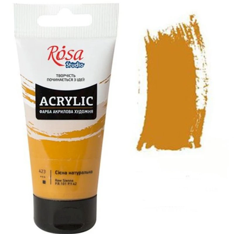 Akril boya Rosa Studio 423 siyena təbii, 75 ml