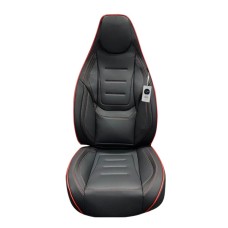 Oturacaq üçün çexol koja model, qara/qırmızı kant - avto858