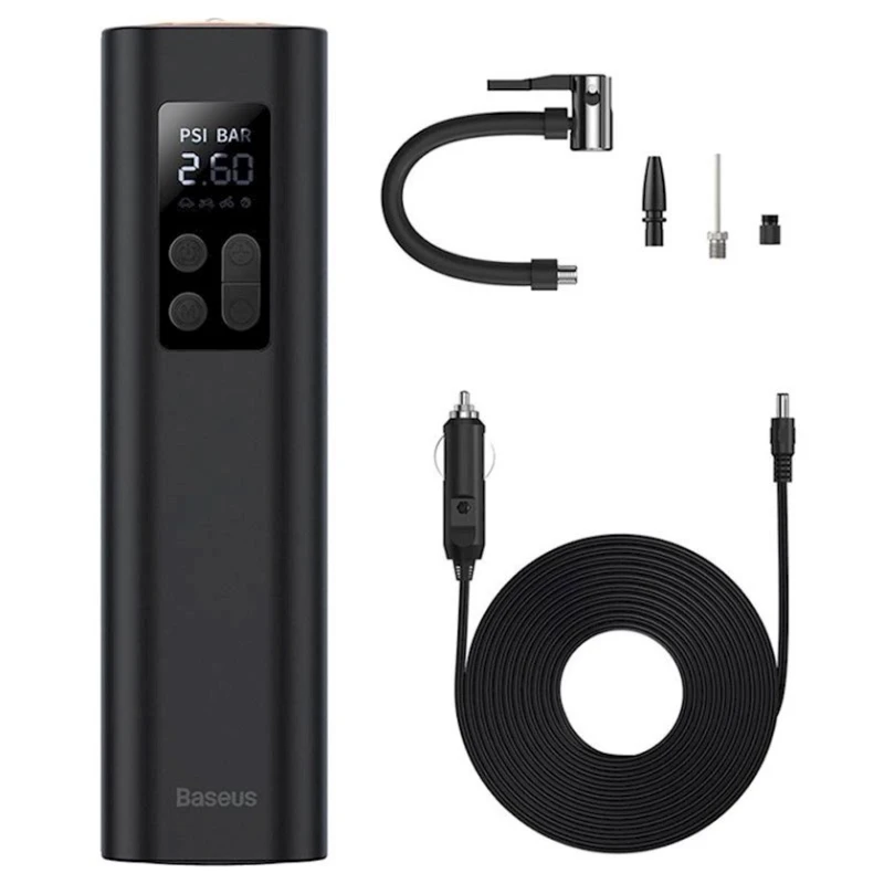 Avtomobil üçün kompressor Baseus Super Mini Inflator Pump CRCQ000001 Black