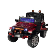 Uşaq elektrik avtomobili Jeep 9188 Rubi, qırmızı