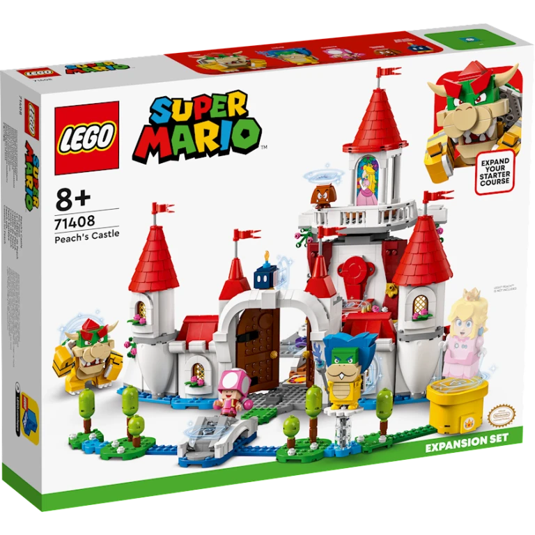 Конструктор LEGO Super Mario Dry Bowser Castle Battle Expansion Set 71423, 8+ лет, 1321 деталь