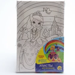 Холст по номерам Рыжий Кот Принцесса в пышном платье, 10x15 см Холст по номерам Рыжий Кот Принцесса в пышном платье, 10x15 см