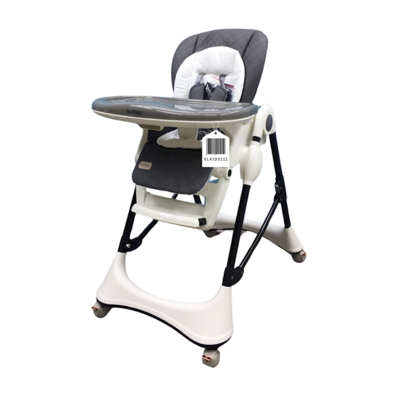Стульчик для кормления Burbay VL-KIDS-111, 3+ мес, серый