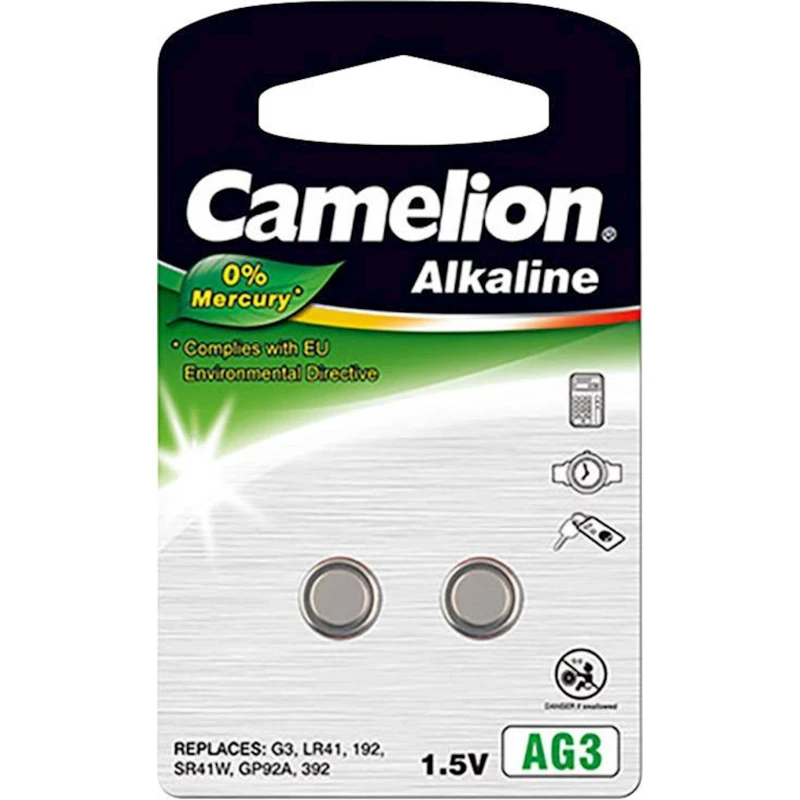 Батарейка Camelion Alkain AG3 LR41 Батарейка Camelion Alkain AG3 LR41