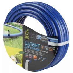 Шланг поливочный Green Apple GWGH6-028, синий, 15 м Шланг поливочный Green Apple GWGH6-028, синий, 15 м