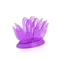 Салфетница, акрил, фиолетовый, 11x4x10 см Салфетница, акрил, фиолетовый, 11x4x10 см