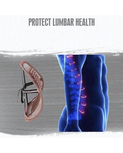 Oturacaq üçün ortopedik dayaq OOBQ2 Lumbar Cushion Support, qırmızı