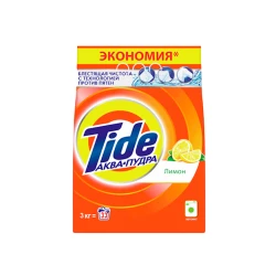 Стиральный порошок Tide для цветного белья, автомат, с ароматом лимона, 3 кг