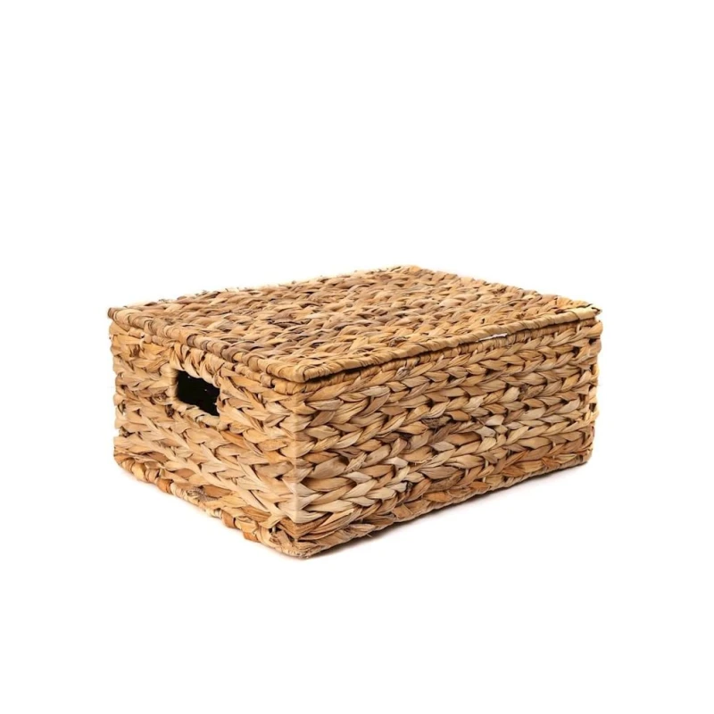 Корзина плетеная Hom-me 105429, 44.5x35x19 см, коричневая Корзина плетеная Hom-me 105429, 44.5x35x19 см, коричневая