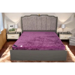 Наматрасник защитный Luxe Cotton Lu-xe-000693, 100x200 см, односпальный, велюр, розовый