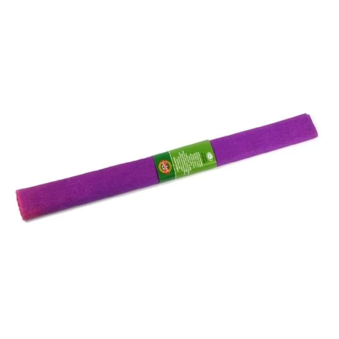 Бумага креповая Koh-i-Noor, 30 г/м2, 200х50 см, рулон, фиолетовый (9755/21) Бумага креповая Koh-i-Noor, 30 г/м2, 200х50 см, рулон, фиолетовый (9755/21)