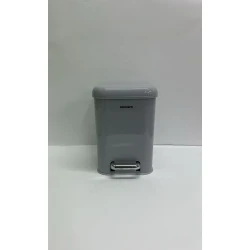 Мусорное ведро Homara HM006, пластик, серое, 18х28 см Мусорное ведро Homara HM006, пластик, серое, 18х28 см