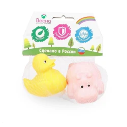 Oyuncaq dəsti Весна Ördək və Begemot, plastizol, 3+ yaş Oyuncaq dəsti Весна Ördək və Begemot, plastizol, 3+ yaş
