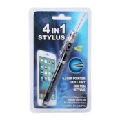 4-ü 1-də Stilus qələm, lazer göstərici və LED fənər RU-8