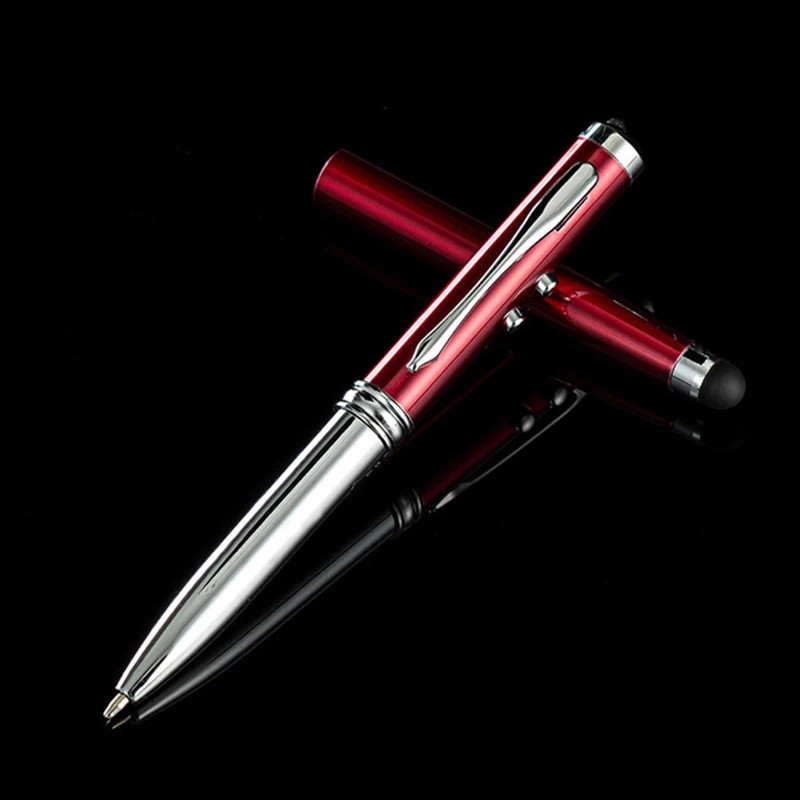 4 в1-ом Стилус, ручка, лазерная указка и Led фонарик RU-8