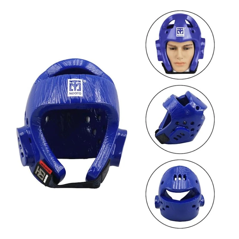 Taekvondo dəbilqəsi Mooto 323a_392980433, mavi, ölçü S Taekvondo dəbilqəsi Mooto 323a_392980433, mavi, ölçü S