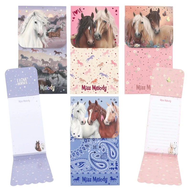 Блокнот MOTTO Miss Melody, с магнитной застёжкой, 60 страниц, товар в ассортименте