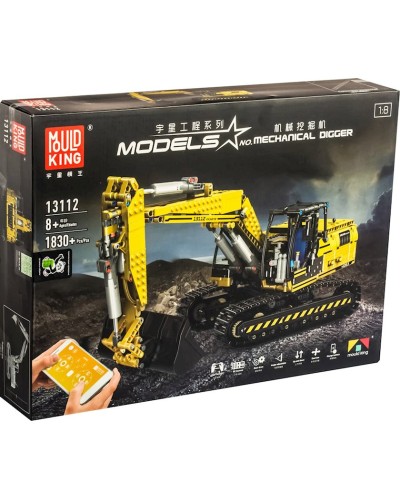 Konstruktor Mould King Ekskavator idarəetmə pultu ilə, 1830 hissə