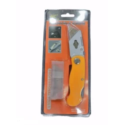 Нож для бумаги и гипсокартона Hengchang, желтый