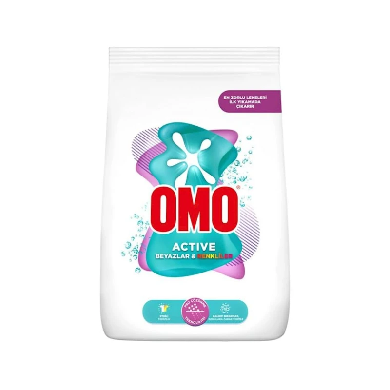 Стиральный порошок Omo Active, для белого и цветного белья, 7.5 кг
