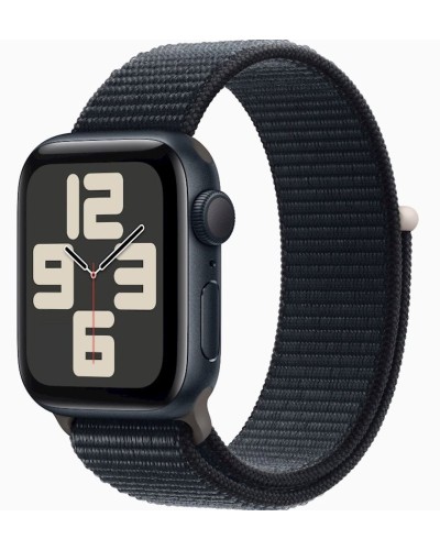 Ağıllı saat Apple Watch SE GPS 40mm Midnight Aluminium Case with Midnight Sport Loop (MRE03QI/A)