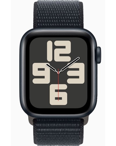 Ağıllı saat Apple Watch SE GPS 40mm Midnight Aluminium Case with Midnight Sport Loop (MRE03QI/A)