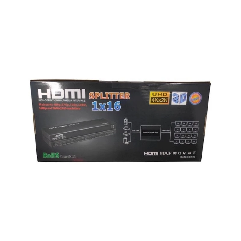 Сплиттер MT-VIKI HDMI Splitter 16 Port 2K 4K 3D