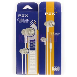 Проводные наушники PZX 1550 Goldway Earphones stereo 3.5mm White