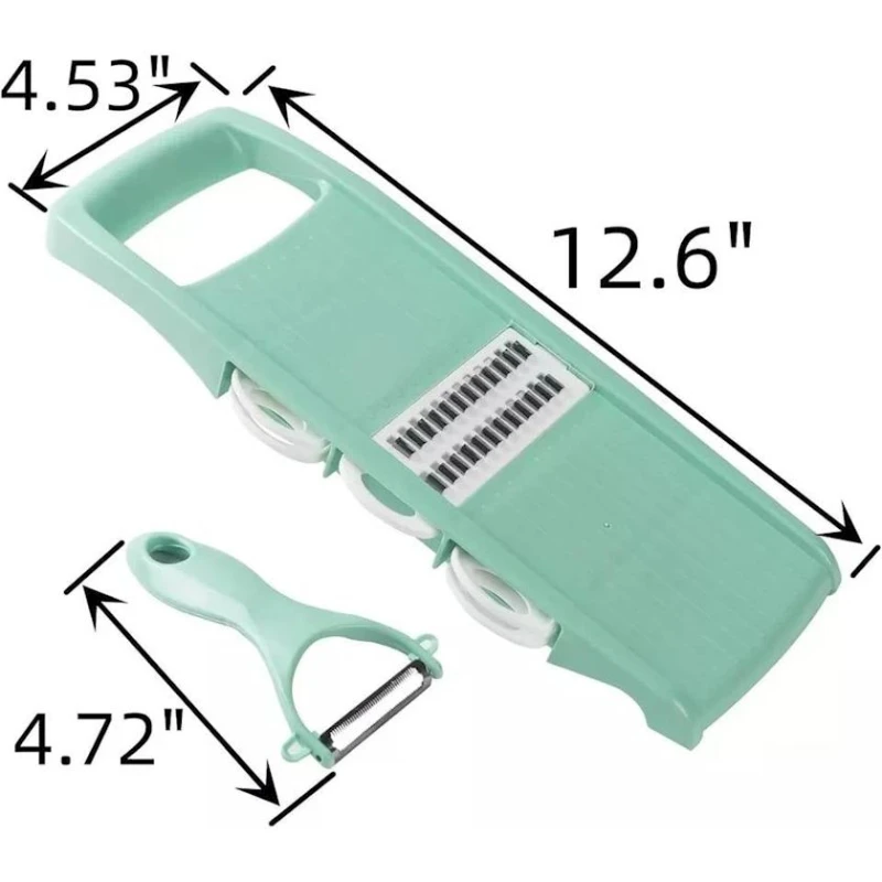 Tərəvəz kəsici 7in1, yaşıl