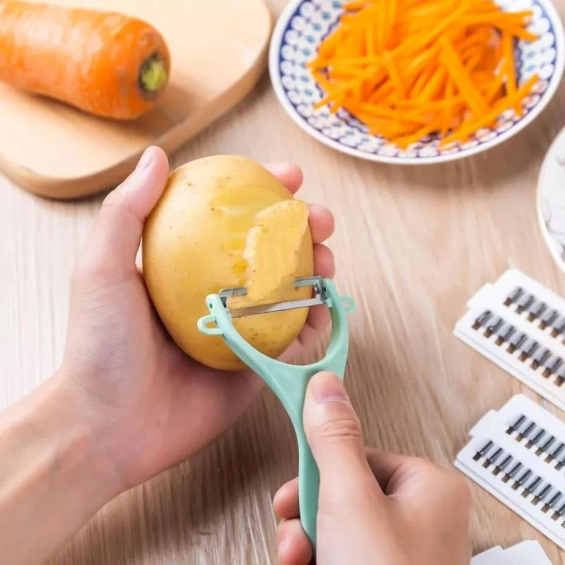 Tərəvəz kəsici 7in1, yaşıl