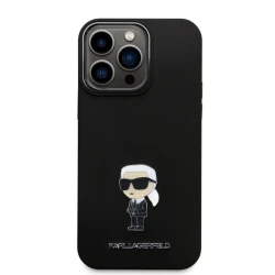 Çexol Karl Lagerfeld Black iPhone 16 Pro Max üçün, Qara