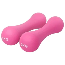 Неопреновый набор гантелей, 2 кг, 2 шт, товар в ассортименте Неопреновый набор гантелей, 2 кг, 2 шт, товар в ассортименте