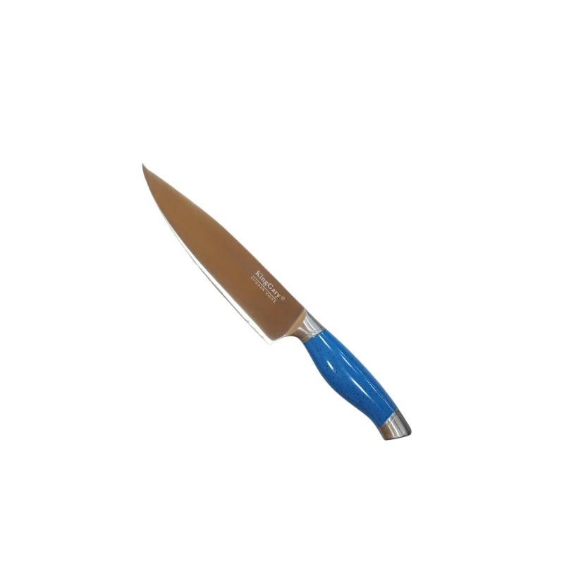 Aşpaz bıçağı metal tutacaqlı KingGary, mavi, 34 sm Aşpaz bıçağı metal tutacaqlı KingGary, mavi, 34 sm
