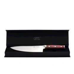 Нож кухонный разделочный Gipfel Grifo 9858, лезвие 20 см, нержавеющая сталь, серебристый, коричневый Нож кухонный разделочный Gipfel Grifo 9858, лезвие 20 см, нержавеющая сталь, серебристый, коричневый