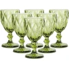 Набор бокалов, стекло, зеленый, 6 шт, 330 мл Набор бокалов, стекло, зеленый, 6 шт, 330 мл