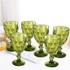 Набор бокалов, стекло, зеленый, 6 шт, 330 мл Набор бокалов, стекло, зеленый, 6 шт, 330 мл