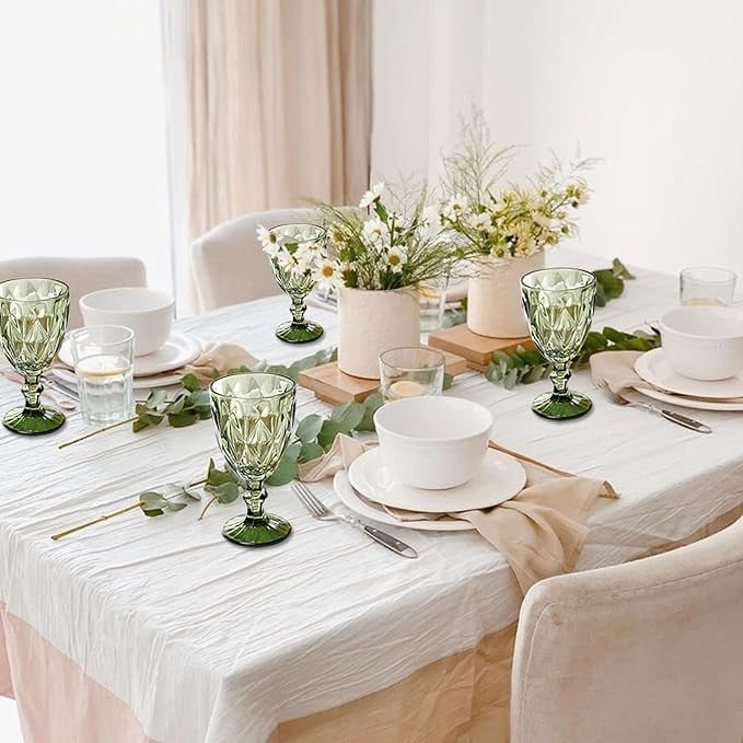 Набор бокалов, стекло, зеленый, 6 шт, 330 мл Набор бокалов, стекло, зеленый, 6 шт, 330 мл