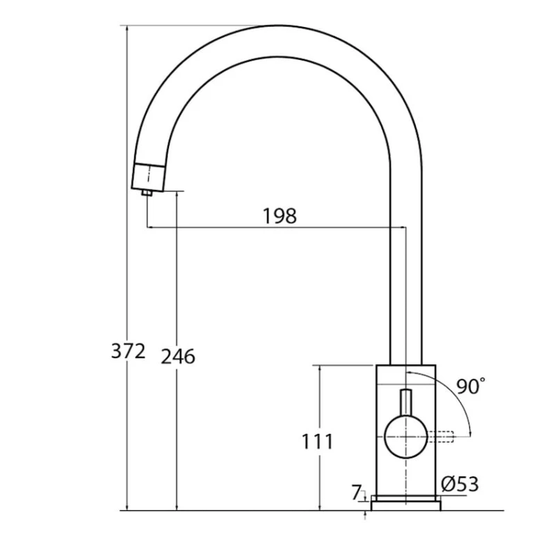 Qarışdırıcı Aquasanita Sabiaduo 2963-112 Qarışdırıcı Aquasanita Sabiaduo 2963-112
