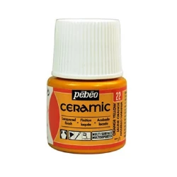 Краска для керамики Pebeo Ceramic 22 Orange Yellow, Оранжево-желтый, 45 мл