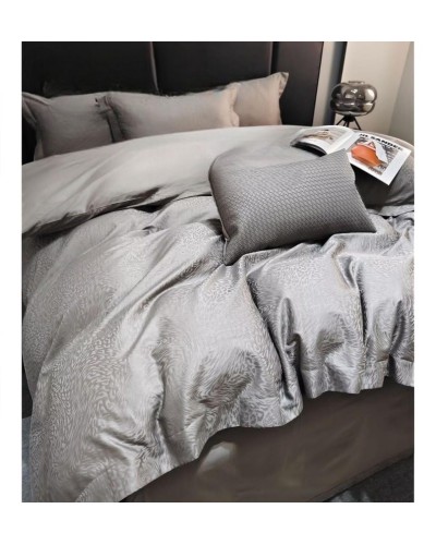 Yataq dəsti Maison Dor homestore_vm644, yorğan üzü 200x220 sm, mələfə 240x260 sm, yastıq üzü (2 əd) 50x70 sm, ikinəfərlik, satin, boz