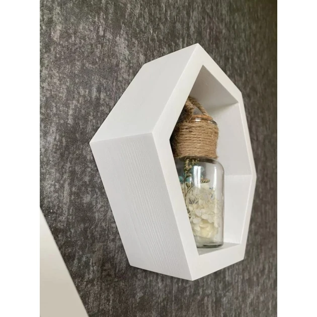 Набор настенных полок Art Mebel 201, ламинат, 3 шт, 28x32x15/21x25x15/16x19x15 см, белая Набор настенных полок Art Mebel 201, ламинат, 3 шт, 28x32x15/21x25x15/16x19x15 см, белая