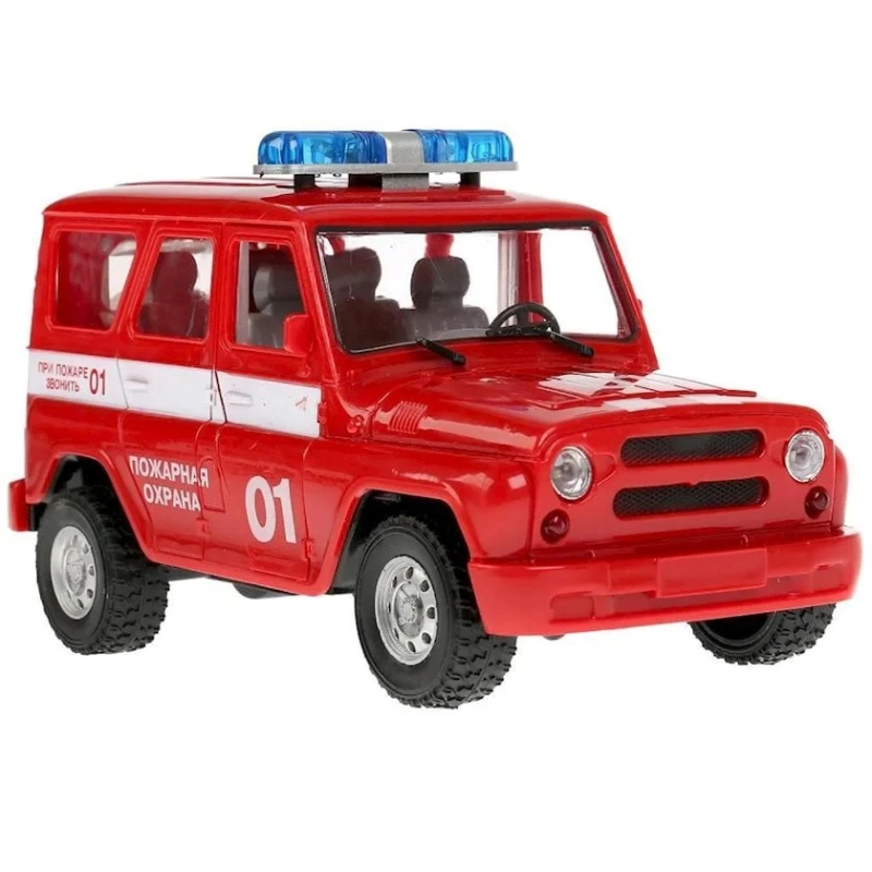 Пожарный внедорожник Play Smart 9076E, 22x12 см, от 3 лет, красный