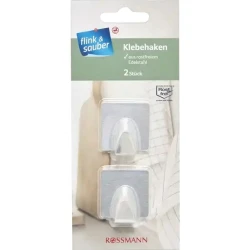 Крючки для ванной Flink & Sauber 2 шт, нержавеющая сталь Крючки для ванной Flink & Sauber 2 шт, нержавеющая сталь