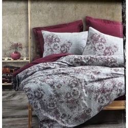 Комплект постельного белья Cotton Box SHA-00004713, пододеяльник 200х220 см, простыня 240х260 см, наволочкa 50x70 см 2 шт, двуспальный, хлопок, разноцветный