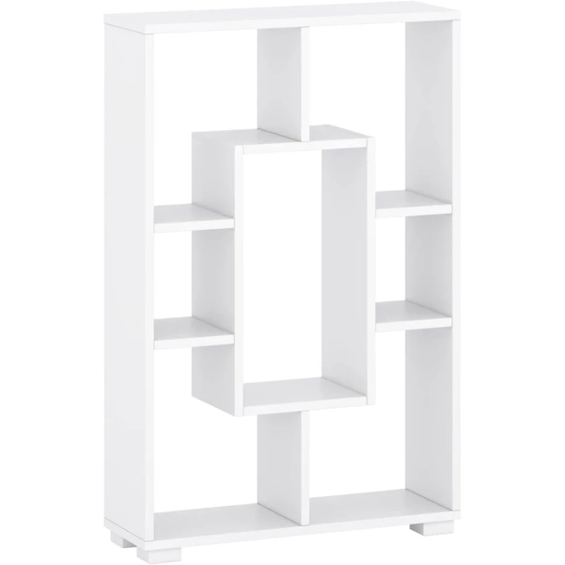 Шкаф книжный Tier 12115573, ЛДСП, белый, 110x60x20 см Шкаф книжный Tier 12115573, ЛДСП, белый, 110x60x20 см