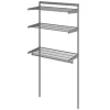 Вешалка с полками Praktik Home Basic G90S, гардеробная система, графит